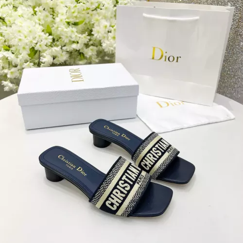 Replica Christian Dior Slippers For Women #1341028 $82.00 USD for Wholesale