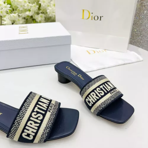 Replica Christian Dior Slippers For Women #1341028 $82.00 USD for Wholesale