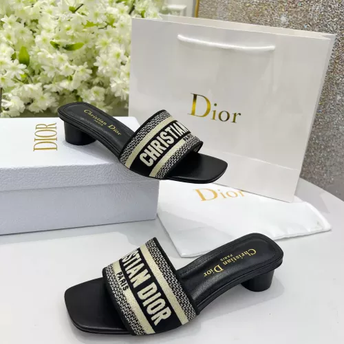 Replica Christian Dior Slippers For Women #1341029 $82.00 USD for Wholesale