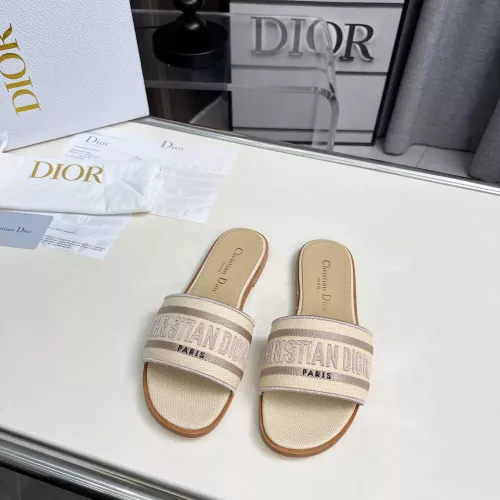 Replica Christian Dior Slippers For Women #1341072 $85.00 USD for Wholesale