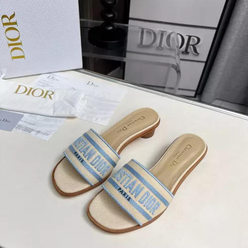 Replica Christian Dior Slippers For Women #1341075 $85.00 USD for Wholesale