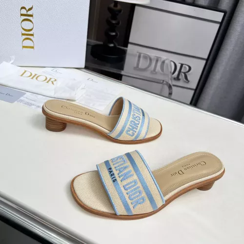 Replica Christian Dior Slippers For Women #1341075 $85.00 USD for Wholesale