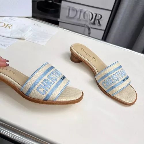 Replica Christian Dior Slippers For Women #1341075 $85.00 USD for Wholesale