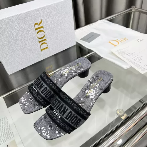 Replica Christian Dior Slippers For Women #1341082 $82.00 USD for Wholesale