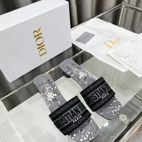 Replica Christian Dior Slippers For Women #1341082 $82.00 USD for Wholesale