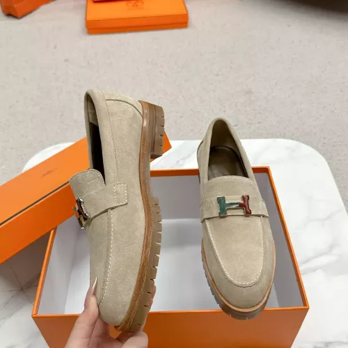 Hermes Leather Shoes For Women #1341221 $125.00 USD, Wholesale Replica Hermes Leather Shoes