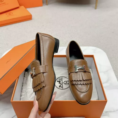 Hermes Leather Shoes For Women #1341261 $125.00 USD, Wholesale Replica Hermes Leather Shoes