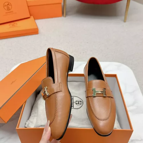 Hermes Leather Shoes For Women #1341279 $125.00 USD, Wholesale Replica Hermes Leather Shoes