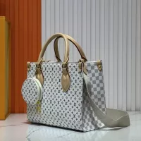 $72.00 USD Louis Vuitton AAA Quality Tote-Handbags For Women #1330646