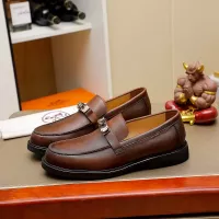$85.00 USD Hermes Leather Shoes For Men #1330756