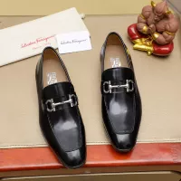 $108.00 USD Salvatore Ferragamo Leather Shoes For Men #1330807