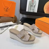 $108.00 USD Hermes Slippers For Women #1331424