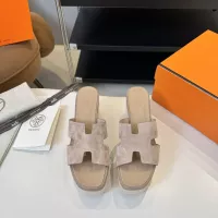 $108.00 USD Hermes Slippers For Women #1331424