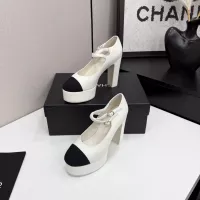 $125.00 USD Chanel High-Heeled Shoes For Women #1331440