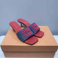$85.00 USD MIU MIU Slippers For Women #1331973