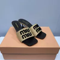 $85.00 USD MIU MIU Slippers For Women #1331976