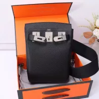 $222.00 USD Hermes AAA Quality Messenger Bags In Black For Unisex #1332198