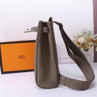 $251.24 USD Hermes AAA Quality Messenger Bags In Coffee For Unisex #1332203