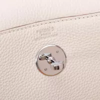 $165.00 USD Hermes AAA Quality Handbags In Silver For Women #1332236