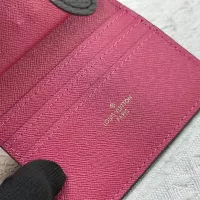 $45.00 USD Louis Vuitton LV Card Case In Rose Red #1332877