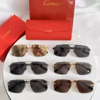 $56.00 USD Cartier AAA Quality Sunglassess #1334714