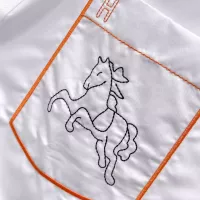 $42.00 USD Hermes Shirts Short Sleeved For Men #1334837