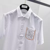 $42.00 USD Hermes Shirts Short Sleeved For Men #1334837