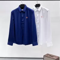 $42.00 USD Hermes Shirts Long Sleeved For Men #1334847