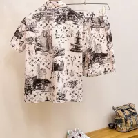 $64.00 USD Louis Vuitton LV Tracksuits Short Sleeved For Men #1334906