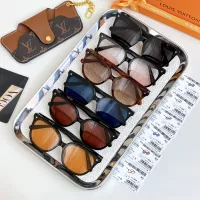 $56.00 USD Louis Vuitton AAA Quality Sunglasses #1336621