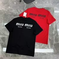 $92.00 USD MIU MIU T-Shirts Short Sleeved For Men #1338367