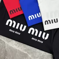 $92.00 USD MIU MIU T-Shirts Short Sleeved For Men #1338367