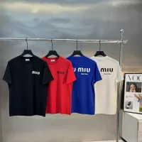 $92.00 USD MIU MIU T-Shirts Short Sleeved For Men #1338367