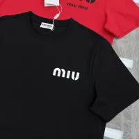 $92.00 USD MIU MIU T-Shirts Short Sleeved For Men #1338367