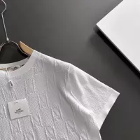 $68.00 USD Hermes T-Shirts Short Sleeved For Men #1338402