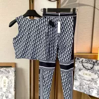 $40.00 USD Christian Dior Yoga Tracksuits Long Sleeved For Women #1338523