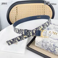 $52.00 USD Christian Dior AAA Quality Belts In 3.0cm For Women #1338929