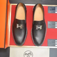 $102.00 USD Hermes Leather Shoes For Men #1339664