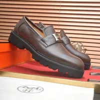 $102.00 USD Hermes Leather Shoes For Men #1339665
