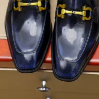 $88.00 USD Salvatore Ferragamo Leather Shoes For Men #1340048