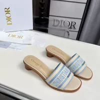 $85.00 USD Christian Dior Slippers For Women #1341075