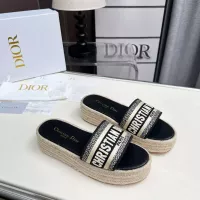 $82.00 USD Christian Dior Slippers For Women #1341078