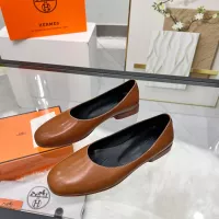 $98.00 USD Hermes Flat Shoes For Women #1341103