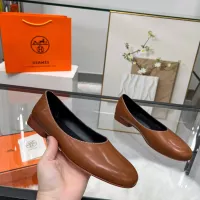 $98.00 USD Hermes Flat Shoes For Women #1341103