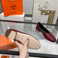 $98.00 USD Hermes Flat Shoes For Women #1341105