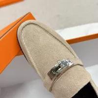 $125.00 USD Hermes Leather Shoes For Women #1341217