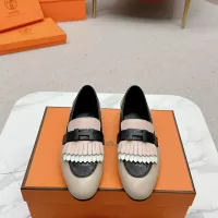 $125.00 USD Hermes Leather Shoes For Women #1341237