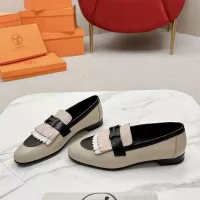 $125.00 USD Hermes Leather Shoes For Women #1341237
