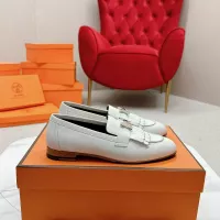 $125.00 USD Hermes Leather Shoes For Women #1341258
