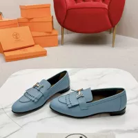 $125.00 USD Hermes Leather Shoes For Women #1341260